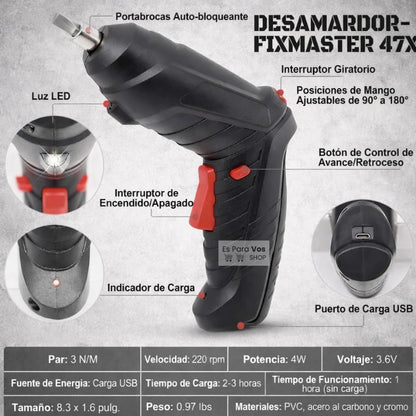 Desarmador- FixMaster 47X 🔧⚡