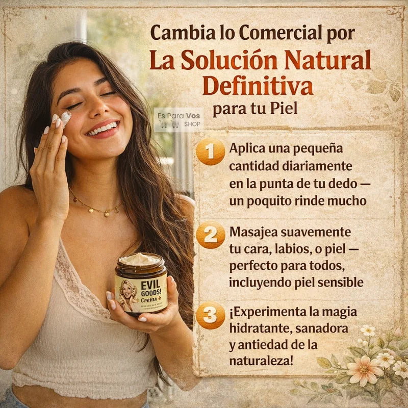 Evil Goods – Crema Natural Reparadora de Miel & Sebo
